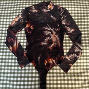 All Saints Long Sleeve Bodysuit